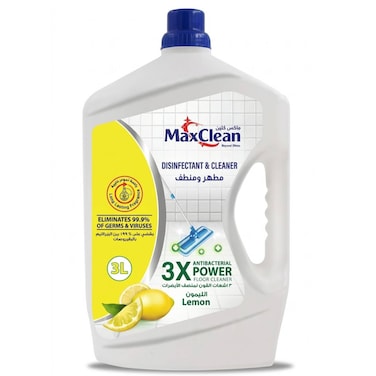 Maxclean Floor Disinfectant Lemon 3 Liter