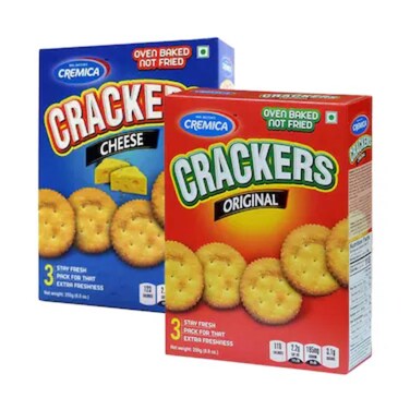 Cremica Crackers Assorted 250 Gram Pack of 2