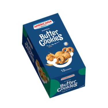 Americana Premium Butter Cookies 44g x 12 Piece