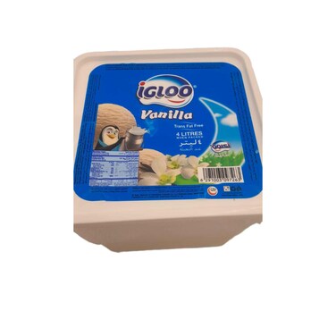 Igloo Ice Cream Vanilla 4L