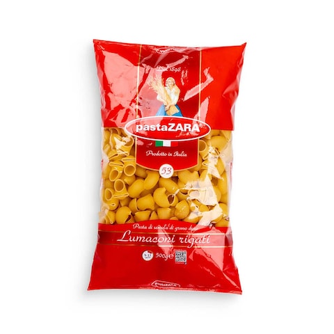 Pasta Zara Lumaconi Rigati Pasta No.53 - 500 gm