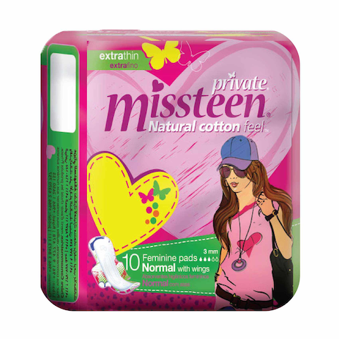 Private Pads Miss Thin - 10 Pieces