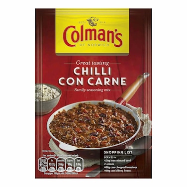 مزيج كولمان تشيلي كون كارني - 50 جرام
