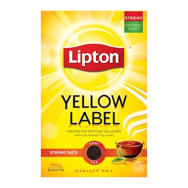 Lipton Yellow Label Black Dust Tea - 100 gram