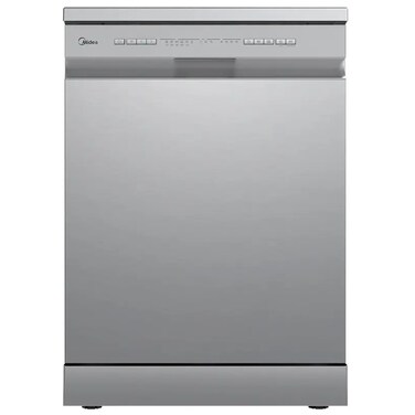 Midea Dishwasher, 13 Place Settings, 5 Programmes, Wi-Fi, Silver, MDWPF1333C(S)-W-EG