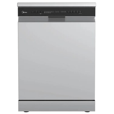 Midea Dishwasher, 14 Place Settings, 5 Programmes, Wi-Fi, Silver, MDWPF1433C(S)-W-EG