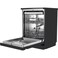 Midea Dishwasher, 15 Place Settings, 6 Programmes, Wi-Fi, Black, MDWEF1533GUR(BS)-WU-EG