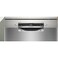 Bosch Dishwasher, 13 Place Settings, 6 Programmes, Wi-Fi, Brushed Steel, SMS4EMI60V