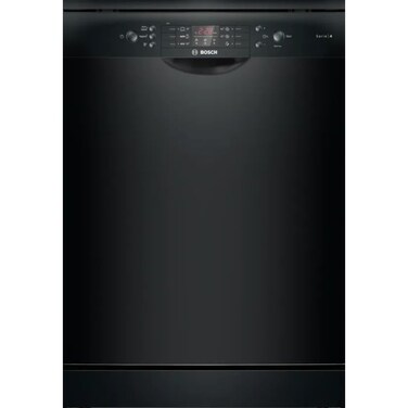 Bosch Dishwasher, 14 Place Settings, 6 Programmes, Digital, Black, SMS46NB20V