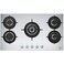 Franke Built-in Gas Hob, 90 cm, 5 Burners, Cast Iron Pan Supports, Stainless Steel, FHCR 905 4G TC HE XA C