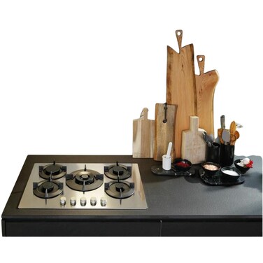 Franke Built-in Gas Hob, 90 cm, 5 Burners, Cast Iron Pan Supports, Stainless Steel, FHCR 905 4G TC HE XA C