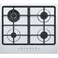 Franke Built-in Gas Hob, 60 cm, 4 Burners, Cast Iron Pan Supports, Stainless Steel, FHSM6043GDCXSC