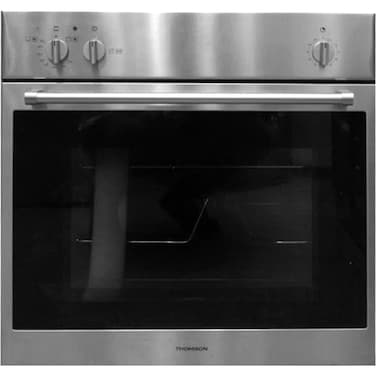 Thomson Built-in Gas Oven, 60 cm, 75 Liter, Gas Grill, with Fan, Black, T06GGVS-FAN