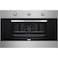 Zanussi Built-in Gas Oven, 90 cm, 74 Liter, Gas Grill, with Fan, Stainless Steel, ZOG9991X