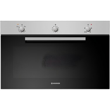 Hoover Built-in Gas Oven, 90 cm, 93 Liter, Gas Grill, with Fan, Stainless Steel, HGGF93