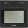 Fresh Built-in Gas Oven, 60 cm, 56 Liter, Gas Grill, with Fan, Black