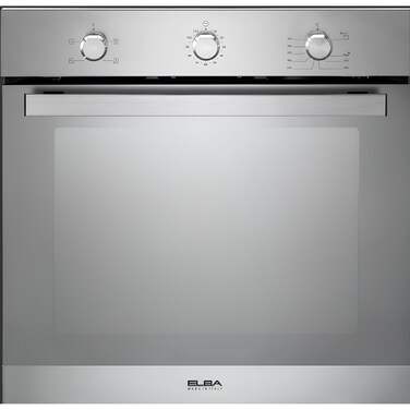 ELBA Built-in Gas Oven, 60 cm, 62 Liter, Gas Grill, with Fan, Stainless Steel, AL6XLXFG
