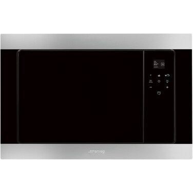 Smeg Built-in Microwave, 20 Liter, Grill, 850 W, Stainless Steel, FMI320X