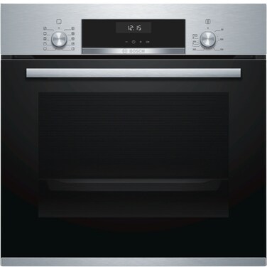 Bosch Built-in Electric Oven, 60 cm, 66 Liter, 8 Functions, Black Glass, HBJ558YS0G