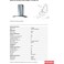 Franke Kitchen Hood, 90 cm, T-Shape, 700 m&sup3;/h, Stainless Steel / Black Glass, FGC 925 BK/XS LED/2