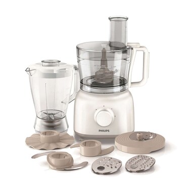 Philips HR7628/00 Daily Collection Food Processor, 650 W, White