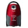 Panasonic MC-CG711 Deluxe Series Bagged Vacuum Cleaner, 1900 W, Red / Black, International Warranty
