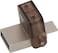 Kingston DataTraveler microDuo USB 3.0 OTG Flash Drive, 32GB, Brown, DTDUO/32GB