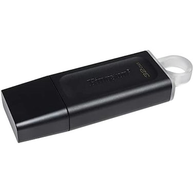 Kingston DataTraveler Exodia USB 3.2 Flash Drive, 32GB, Black, DTX/32GB