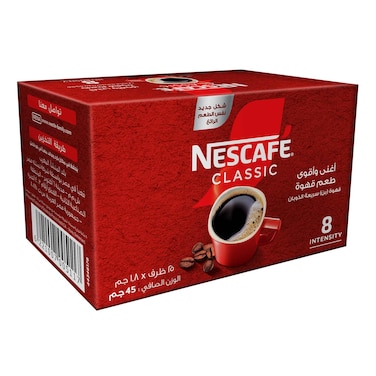 نسكافيه كلاسيك - قهوة فورية - عبوة 1.8 جرام - 25 كيس