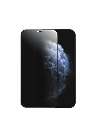 Joyroom Tempered Glass Privacy Full Screen Protector For iPhone 11 Pro Max Clear/Black