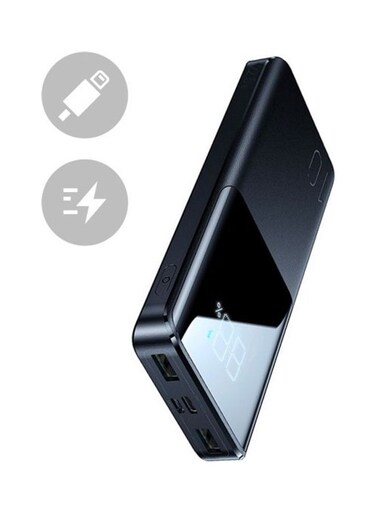 باور بانك جوي روم 10000 مللي أمبير 22.5 واط، PD QC3.0 AFC (JR-QP191)، لون أسود