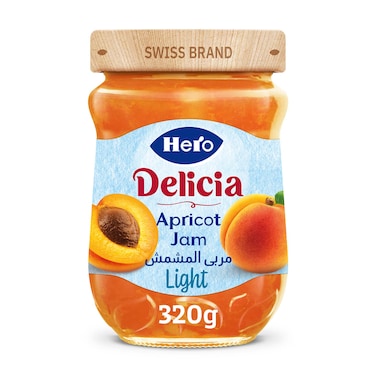 Hero Delicia Apricot Jam Light - 320 gm