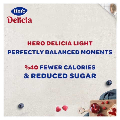 Hero Delicia Forest Berry Jam Light - 320 gm