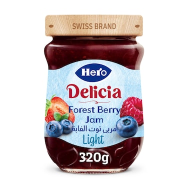 Hero Delicia Forest Berry Jam Light - 320 gm