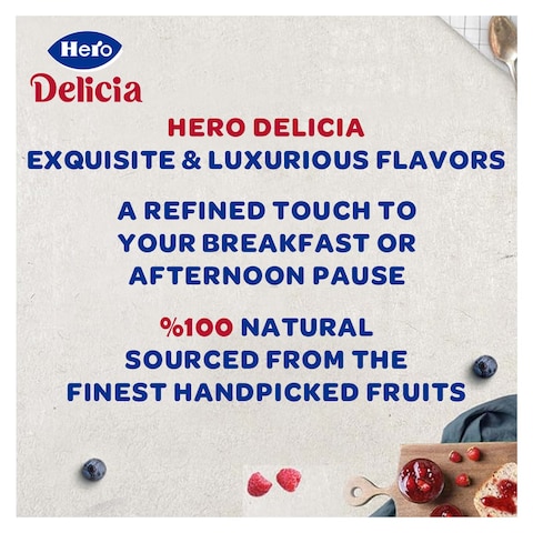 Hero Delicia Forest Berry Jam - 350 gm