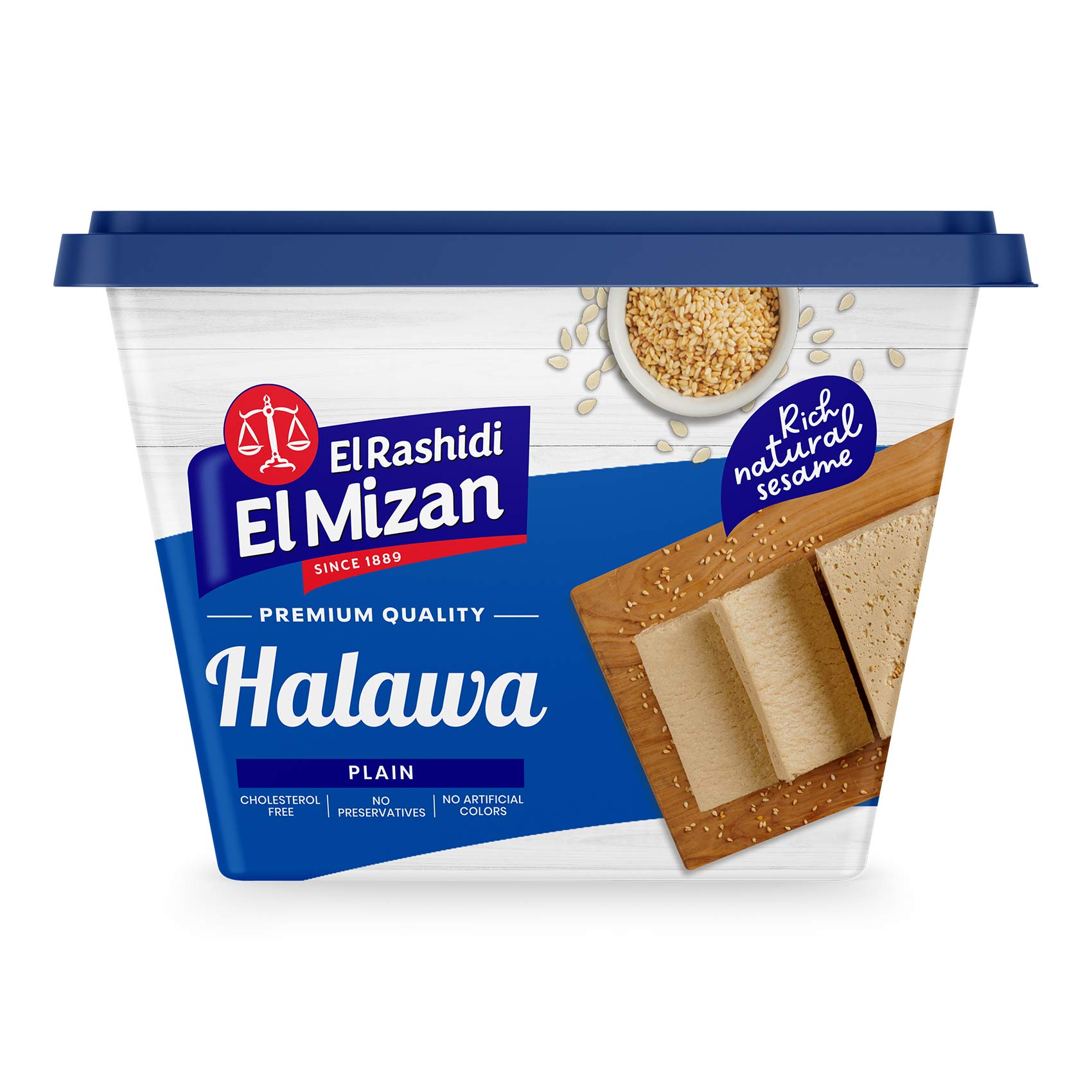 Al Rashidi Buy El Rashidi El Mizan Plain Halawa - 510 gram Online | Carrefour Egypt