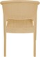 Generic All Places Plastic Rattan Chair 53 * 46 * 80 Beige