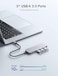 Jsaux USB-C 5-in-1 Multifunction Adapter gray
