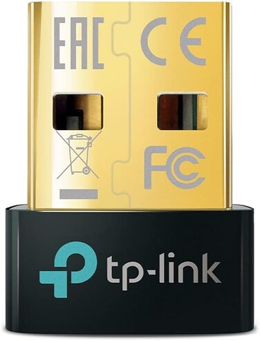 محول USB بلوتوث 5.3 TP-Link UB500، جهاز استقبال بلوتوث 5.3 يدعم أنظمة ويندوز 10/8.1/8/7/XP لأجهزة الكمبيوتر، واللابتوب، والفأرة،، والطابعات، وسماعات الرأس، ومكبرات الصوت، ووحدات التحكم في PS4/5 وXbox