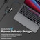 Promate SnapHub-4 5-in-1 10Gbps Ultra-Fast USB3.2 100W PD Hub -Black