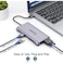 QGeeM 12 In 1 USB C Hub Laptop Docking Station Compatible For MacBook And Windows