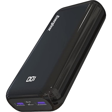 باور بانك إنرجايزر 20,000 مللي امبير شحن سريع مزدوج USB-A 22.5 واط، 18 واط (9V/2A)