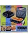 Jamaky Sandwich Maker 1000W Black - JMK2004