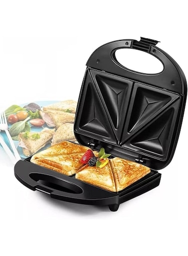 Jamaky Sandwich Maker 1000W Black - JMK2004