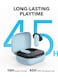 سماعات أذن لاسلكية Soundcore P30i من Anker، مزودة بتقنية إلغاء الضوضاء، وعزل ضوضاء قوي وذكي، وجهير قوي، ووقت تشغيل يصل إلى 45 ساعة، وحافظة وحامل للهاتف في آن واحد، ومقاومة للماء والغبار بمعيار IP54