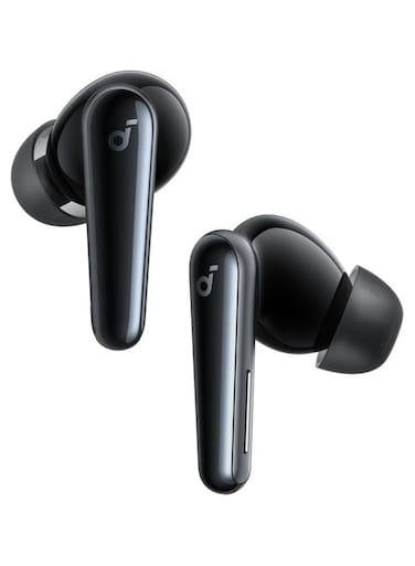 سماعات أذن لاسلكية Soundcore Liberty 5 من Anker، مزودة بخاصية إلغاء الضوضاء، وتقنية تقليل الصوت أقوى بمرتين، وخاصية إلغاء الضوضاء التكيفية في الوقت الفعلي، وشحن سريع، وتقنية Dolby Audio و6 ميكروفونات