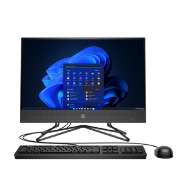 HP 200 G4 All-in-One -Intel Core i5-1235U, 8GB RAM , 512GB SSD, 21.5 Inch FHD-IPS-250nits-NT - Intel Iris Xe Graphics - Black