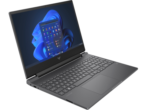 لابتوب الألعاب HP Victus fa1001ne، معالج i7-13700H، ذاكرة 16GB، تخزين 1TB SSD، شاشة 15.6 بوصة FHD 144Hz، كرت RTX 4050 6GB، لوحة مفاتيح مضيئة، ويندوز 11 – فضي ميكا