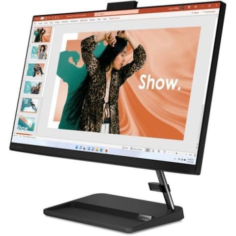 Lenovo IdeaCentre All-in-one , Intel Core i3-1215u, 4GB RAM, 256GB SSD, 23.8 Inch FHD-IPS-250nits-Non-Touch , Intel UHD Graphics, Wireless KB + Mouse