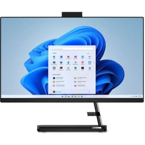 Lenovo IdeaCentre All-in-one , Intel Core i3-1215u, 4GB RAM, 256GB SSD, 23.8 Inch FHD-IPS-250nits-Non-Touch , Intel UHD Graphics, Wireless KB + Mouse